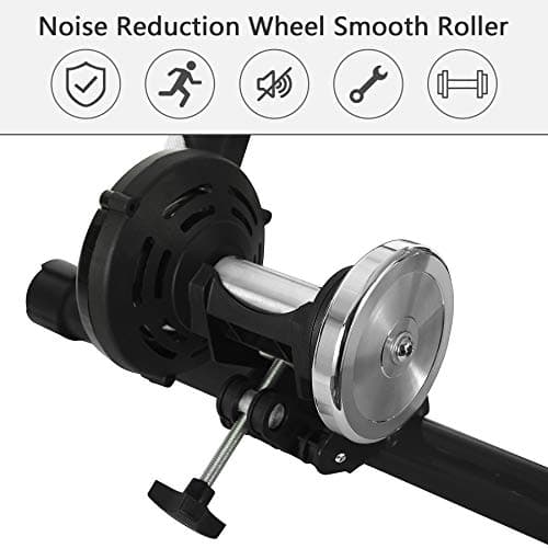 Unisky Bike Trainer Stand Indoor Bicycle Stand with Noise Reduction Magnetic Stationary Stand fits for 26-28inch, 700C Wheel 5