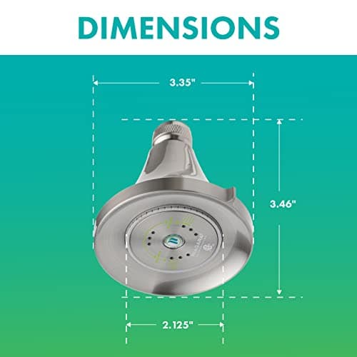 Niagara Conservation Earth Luxe High Efficiency 1.5 GPM Showerhead in Chrome, N3915CH 5