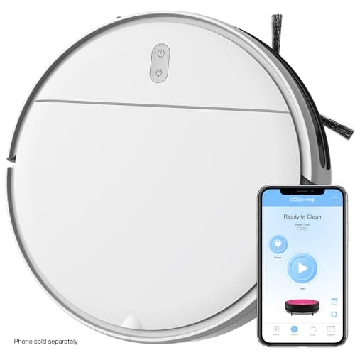 bObsweep Leaf Robotic Vacuum Cleaner, Edelweiss 5