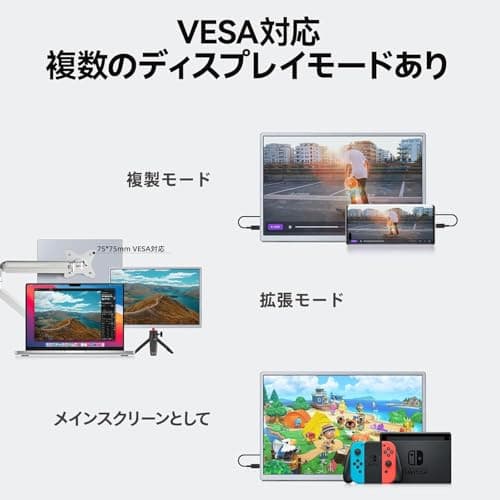 CASKING Portable Monitor 4K+ 13.4'' IGZO 4K+ Portable Travel Monitor (3840x2400),500 Nits,1500:1,FreeSync,HDR and Dual-Speaker with USB-C and Standard HDMI for Mac/Laptop/PC/Xbox/Switch/PS5 5