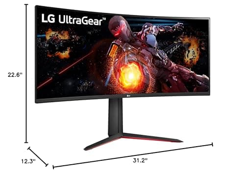 LG Ultragear QHD 34-Inch Curved Gaming Monitor 34GP63A-B, VA with HDR 10 Compatibility and AMD FreeSync Premium, 160Hz, Black 11