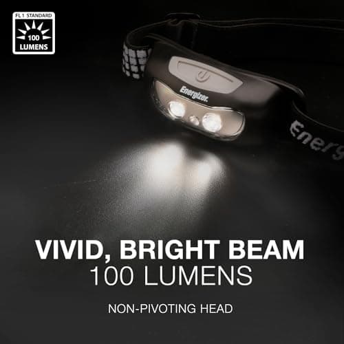 Energizer Universal+ LED Headlamp (2-Pack), Bright Head Lamp for Outdoors, Camping and Emergency Light, IPX4 Water Resistant (Batteries Included) 8
