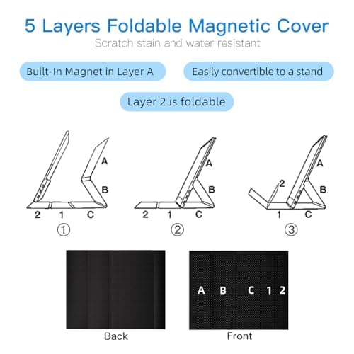 FMC 2.5K Portable Monitor 16"" QHD 144hz Gaming Monitor USB-C HDMI Computer Display IPS Eye Care External Second Screen for Travel Laptop MacBook Surface PC PS4/PS5 Xbox Switch (16), Black, Y-60G 7