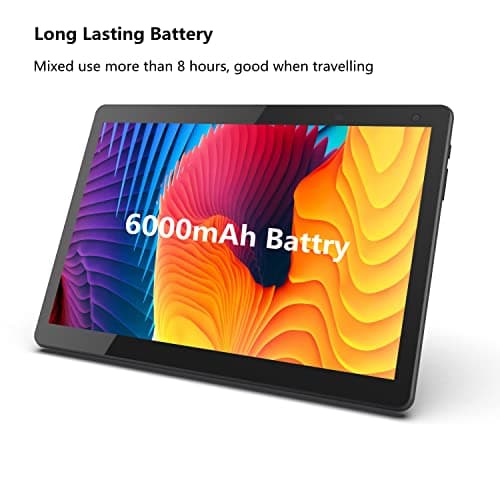 COOPERS Tablet 10 inch, Android 15 Tablet, 32GB ROM 1TB Expand Computer Tablets, Quad Core Processor 6000mAh Battery, 1280x800 IPS Touch Screen, 2+8MP Dual HD Camera, Bluetooth WiFi Tablets PC 7