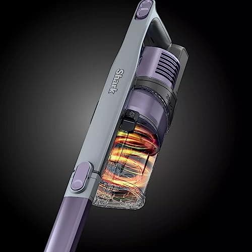 Shark IX141H Pet Cordless Stick Vacuum with Anti-Allergen Complete Seal, XL Dust Cup, LED Headlights, Removable Handheld, 40min Runtime, Grey/Purple, 7.5 lbs (Renewed) 6