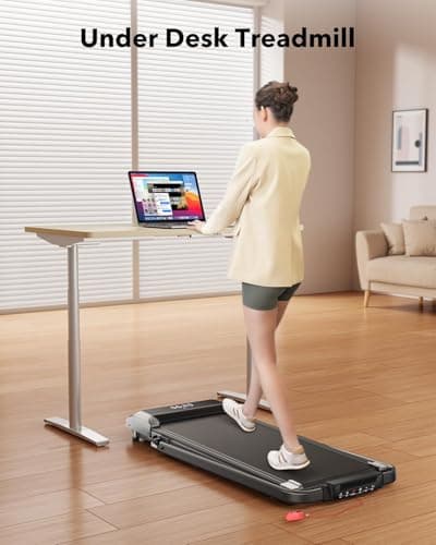 TOPUTURE Walking Pad with Incline, 2 in 1 Foldable Treadmill with Handle Bar for Home/Office Small, Portable Compact Under Desk Treadmill with Remote Control, APP & LED Display 300LBS Capacity 8