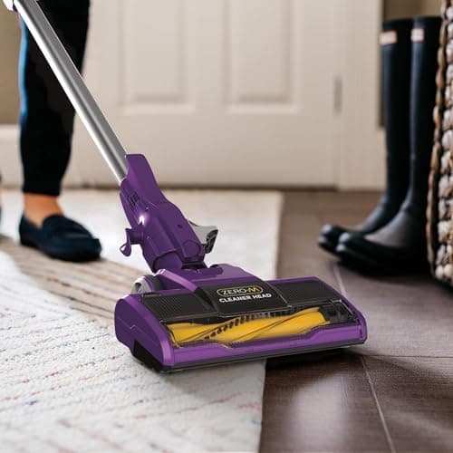 Shark ZS351 Rocket Corded Ultra-Light Vacuum with Zero-M Anti-Hair Wrap Technology, XL Dust Cup, Hand Vacuum Mode, & Swivel Steering, Plum Purple 10