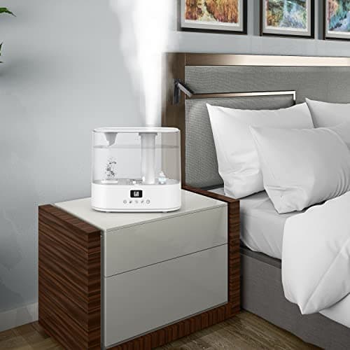 Westinghouse Humidifier and Air Purifier all in one combo with Smart Humidity Sensor Control for Bedrooms with Essential Oil Diffuser and Remote, White 9