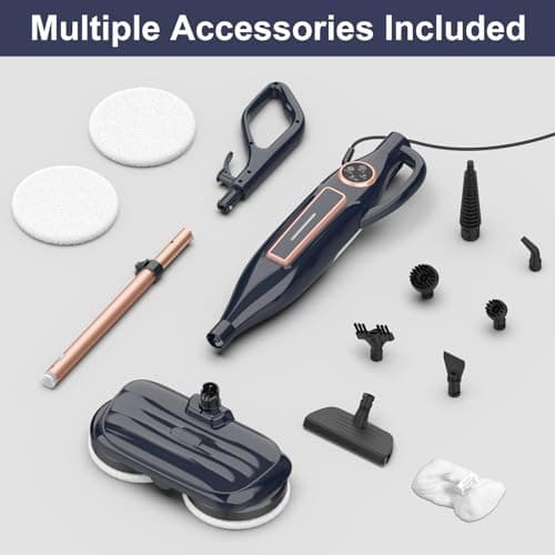 DEVOAC VM6 Scrubbing Steam Mop with Rotating Mop Pads, 10 in 1 Steam Mop, Lightweight Spin Mop & 3 Steam Modes for Hard Floor Laminate Marble Floors 9