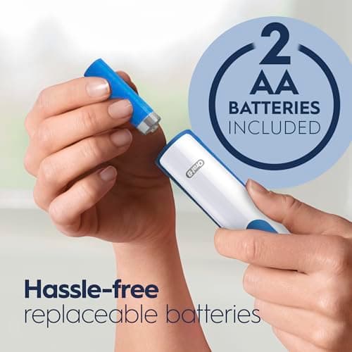 Oral-B Pro 100 3D White, Battery Toothbrush, White 5