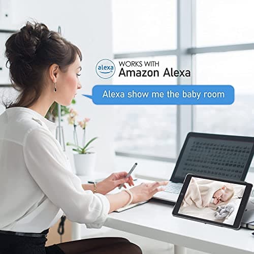LaView 4MP 2K Cameras for Home Security Indoor,Home Security Camera for Baby/Elder/Pet/Nanny,Baby Cam Starlight Sensor Color Night Vision,US Cloud Service,Works with Alexa 9