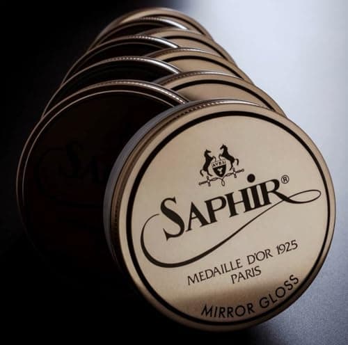 SAPHIR Medaille d’Or Mirror Gloss - Natural Wax Polish for Leather Shoes & Boots - Black 7