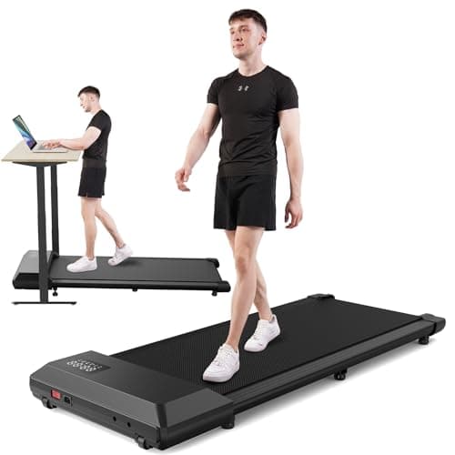 MJWW Walking Pad, 3 in 1 Under Desk Treadmill, 2.5 HP Quiet Walking Jogging Portable Treadmills for Office Home with Remote Control LED Display, 250 LBS Capacity