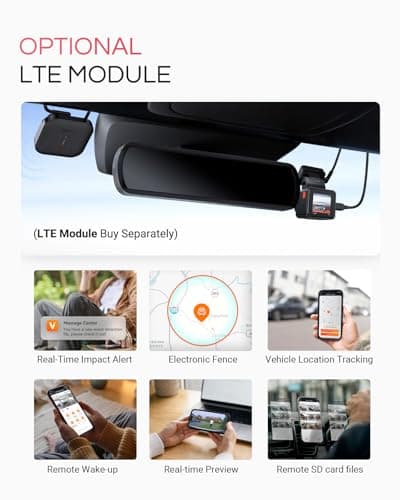 [Bundle-2 Items: Vantrue E1 Pro Dash Cam & Hardwire Kit ] 4K Mini Dashcam Front, STARVIS 2 IMX678 Night Vision HDR, Voice Control, GPS Car Cam for Family Vehicles, New Drivers, and Uber/Lyft Drivers! 8