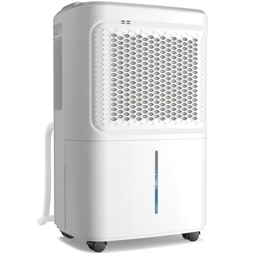 Dehumidifier for Basement, Home Dehumidifiers with Drain Hose for Large Room Bathroom, Auto Drain or Manual Drainage (31 pint)