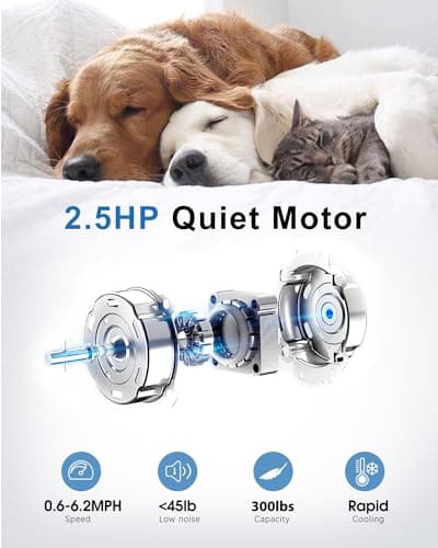 HomeFitnessCode Walking Pad, 5MPH Under Desk Treadmill Portable for Office & Home, Wider Running Belt, Remote Control, LED Display, 300 LB Capacity, Pink 8