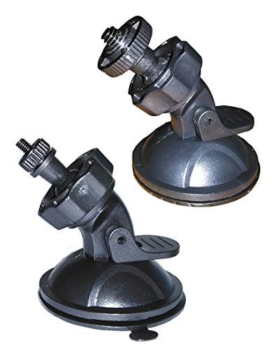 Glucrean Dash Cam Suction Cup Mount for Oldshark Amuoc Jeemak Chortau Screw-Connect Dashcam, Clip on Car dvr Holder, Strong Suction Power, Easy to Install Use, Easy to Remove, Heat Resistant, 2 Pcs