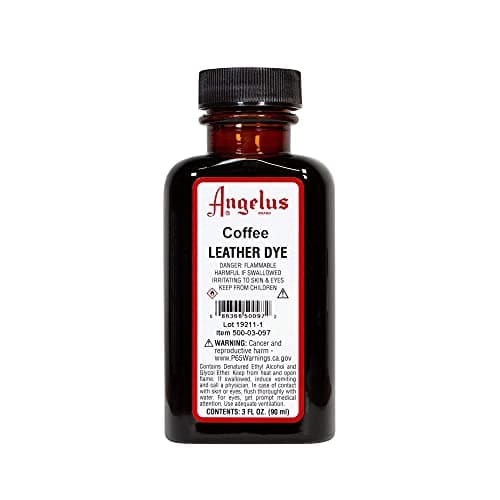 Angelus Leather Dye, 3 oz, Coffee