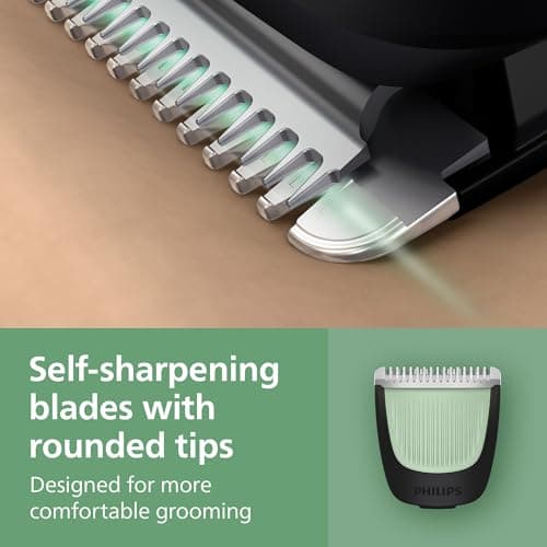 Philips Norelco All-in-One 3000 Series 13 in 1 Trimmer, Beard Styler & Men's Hair Clipper, 9 Length Settings & Self-Sharpening Skin-Friendly Blades, MG3919/50 5