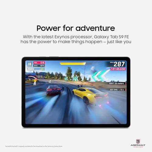 Samsung Galaxy Tab S9 FE 10.9” 256GB WiFi Android Tablet, Large Display, Long Battery Life, Powerful Processor, S Pen, 8MP Camera, Lightweight Durable Design,Expandable Storage,US Version, 2023,Gray 3