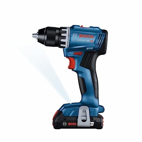 Bosch GSR18V-400B12 18V Compact Brushless 1/2 In. Drill/Driver Kit with (1) 2 Ah Standard Battery 7