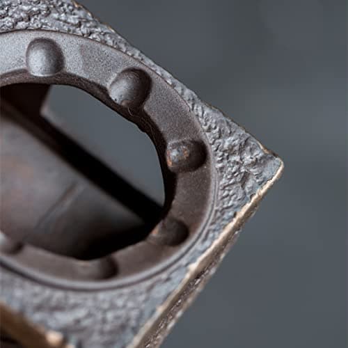 Fenyya Teapot Warmer Matte Classic Retro Ceramic Universal Tea Warmer Stand Set with Candle Holder Japanese Style for Warming Tea, Coffee and Milk etc. 8