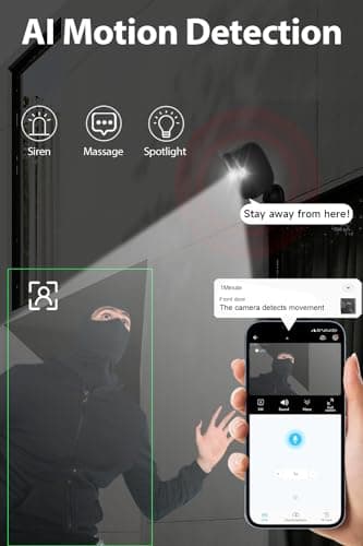RICHCHO 4Pack Wireless Security Cameras for Ho i Surveillance Indoor Camera with Color Night Vision, AI Motion Alert, 2-Way Audio, SD & Cloud Storage, No Subscription Required 4