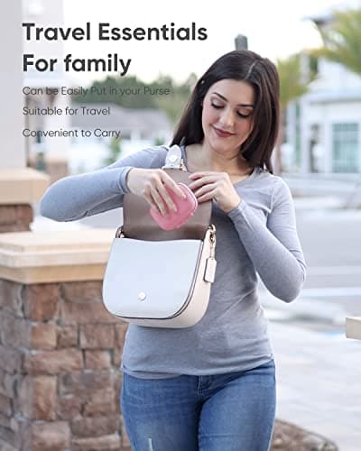 Holii Travel Pill Organizer, 8 Compartments Portable Pill Case, Daily Pill Box to Hold Vitamins, Small Pill Container for Pocket Purse Medicine Organizer（Pink） 5