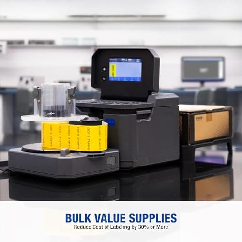 LABELWORKS Epson LW-Z5010PX Industrial Label Maker - Complete Printer Kit with Accessories, PX 147' Bulk Label Rolls, Desktop Printer 7