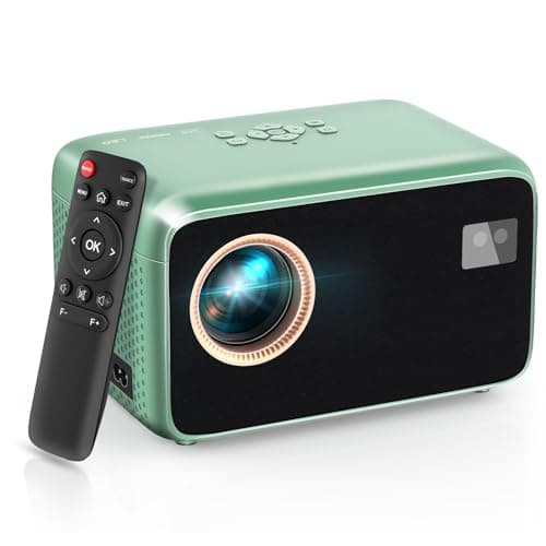 【Electric Focus】4K Projector with WiFi and Bluetooth, TMY Portable Projector with Zoom Function, Movie Projector for Phone/TV Stick/HDMI/USB/Laptop/DVD/PS5, Mini Projector for Bedroom or Outdoor