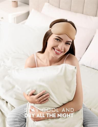 100% Pure Mulberry Silk Pillowcase for Hair & Skin - 22 Momme 6A High-Grade Fibers - Anti-Aging, Anti-Sleep Crease, Cooling Satin Pillowcases with Hidden Zipper, Best Gift Idea (Standard 20x26 Inches) 6