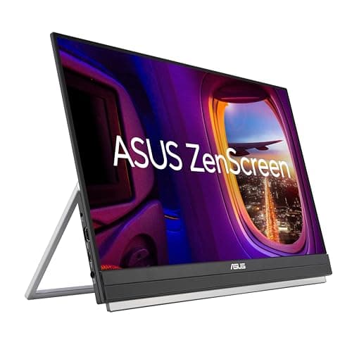 ASUS ZenScreen 22” (21.5 viewable) 1080P Portable Monitor (MB229CF) – Full HD, IPS, 100Hz, USB-C PD 60W, Speakers, Carrying Handle, Kickstand, C-clamp Arm, Partition Hook, Subwoofer, 3 yr Warranty 8