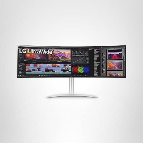 LG 49WQ95C-W 49 Inch 32:9 Curved UltraWide DQHD (5120 x 1440) Nano IPS Monitor, NVIDIA G-SYNC Compatible & AMD FreeSync Premium Pro, HDMI 2.1 & USB Type-C (90W PD), Tilt/Height/Swivel Adjustable 11