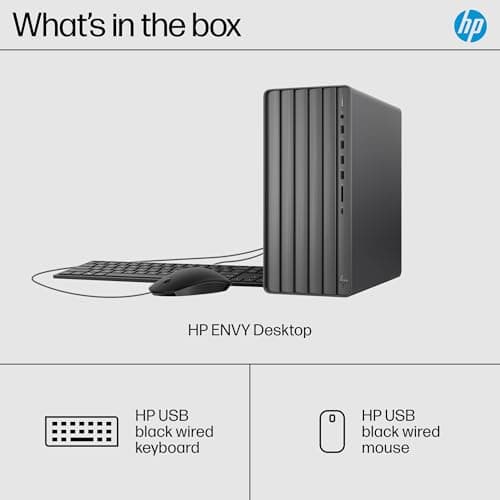 HP Envy Desktop PC, Intel Core i7-14700, 32 GB RAM, 1 TB SSD, UHD Graphics 770, Windows 11 Pro, TE01-5002 (2024) 9