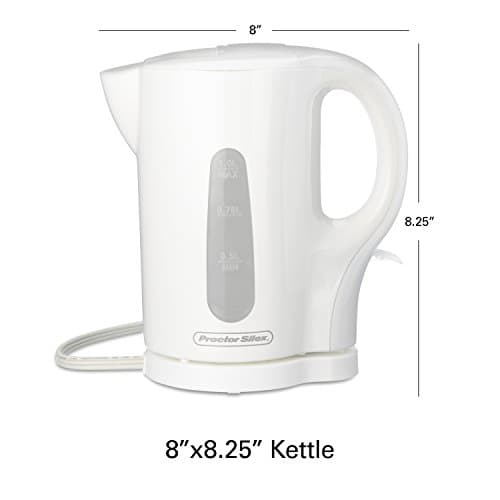 Proctor Silex 41005 Electric Kettle, White, 1 L 4