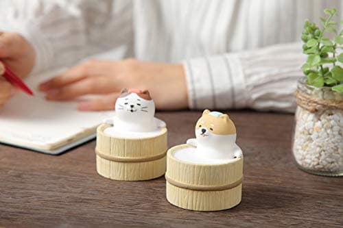 Aroma Ceramic Stone Diffuser [Japan Import] Aromatherapy Essential Oil Diffuser, Non Electric, Passive, Unique, Cute, Animal, Design for Women, Men, and Gifts (Bathing Capybara) 7