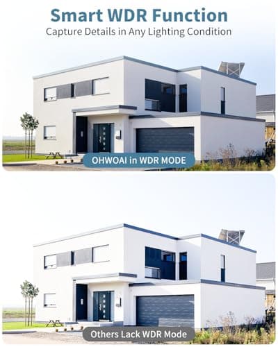 OHWOAI 《Motion Tracking & 2-Way Audio 》Extend Wired PTZ Cameras POE Security Camera System,4K/8.0 Megapixel Home Video Surveillance Systems 9