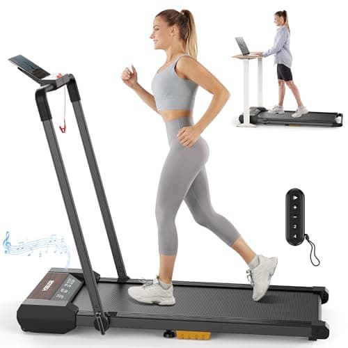 YOSUDA Walking Pad Treadmills -Under Desk Treadmills for Home/Office 265LBS Weight Capacity & Bluetooth Speaker