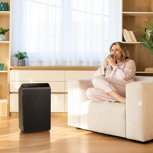 WINIX 5520 Air Purifier for Home Large Room Up to 1882 Ft² in 1 Hr With Air Quality Monitor, True HEPA, High Deodorization Carbon Filter and Auto Mode, Captures Pet Allergies, Smoke, Dust. 10
