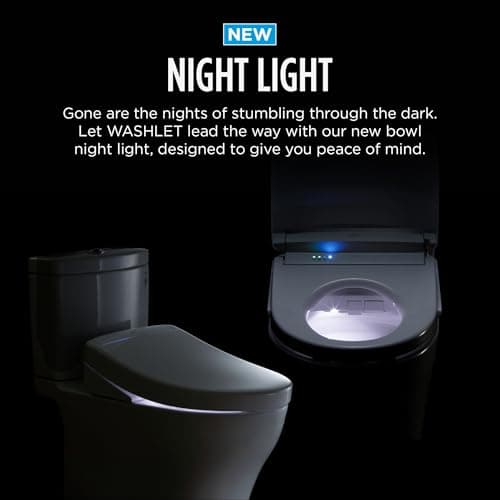 TOTO® WASHLET® S2 Electronic Bidet Toilet Seat with Instantaneous Water Heating, PREMIST and EWATER+ Wand Cleaning, Elongated, Cotton White - SW3346#01 5