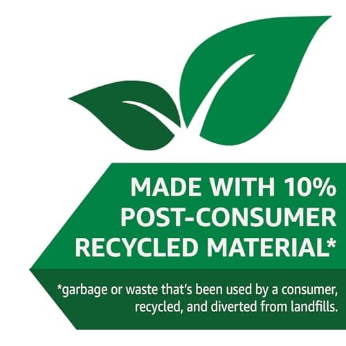 Amazon Basics 13 Gallon Tall Kitchen Drawstring Trash Bags, Flextra Strength, Clean Fresh Scent, Tear Resistant, 10% Post-Consumer Recycled Content, 50 Count 7