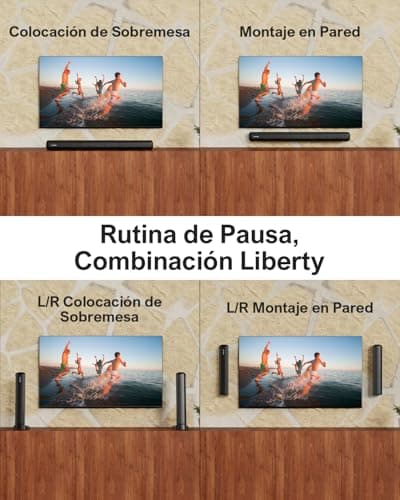 ULTIMEA 2.2ch Sound Bar for Smart TV, Peak Power 100W, 2-in-1 Detachable Sound Bar for TV, App, Bluetooth 5.3 TV Soundbar, 3 EQ Modes, BassMX Technology, HDMI-ARC/Opt/AUX, Apollo S40, 2025 Upgraded 7