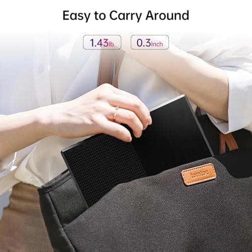 Yxk Portable Monitor 15.6 Inch 1080P USB-C HDMI Ultra-Slim Travel Monitor with Kickstand, for Laptop, PC, Mac Phone, PS, Xbox, Swich IPS Ultra-Thin Zero Frame Gaming 7