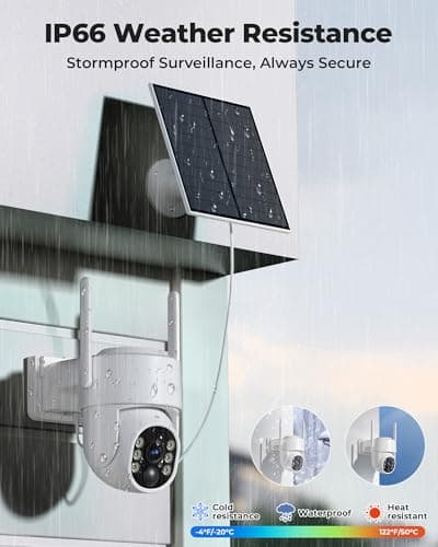 Security Cameras Wireless Outdoor 5G& 2.4G, No Subscription, 2 Cam-Kit,4MP Solar Powered Home Security Cameras System With 360°PTZ,128GB Local Storage,Color Night Vision WiFi Cameras for Home Security 7