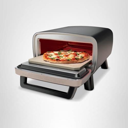Ninja Artisan Outdoor Pizza Oven, 12-inch, 3-minute Pizza, Neapolitan, Thin Crust, New York Chicago, Custom, 700F Max Temperature, Electric Heat, Bake, Broil, Proof, Warm, MO201 9