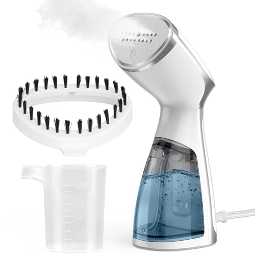 Portable Steamer for Clothes, 20s Fast-Heat Handheld Garment Steamer with Leak-Proof Tech, Large-Capacity Iron for Travel, Home & Dorm