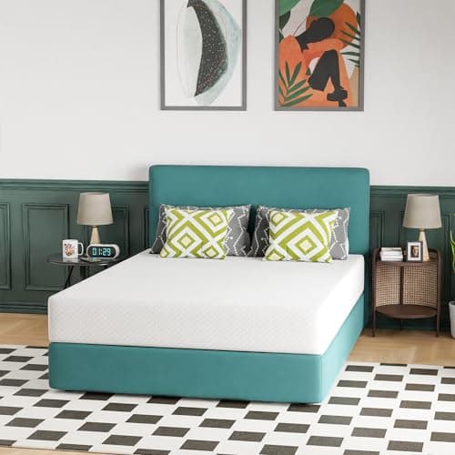 FDW | 10 Inch Queen Mattress | Medium Firm | Gel Memory Foam Mattress | White | Bed in a Box, CertiPUR-US Certified | Pressure Relief, Cooling Ventilated Foam | Washable Removable Cover 7