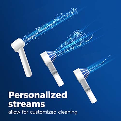 Oral-B Water Flosser Advanced, Cordless Portable Oral Irrigator Handle with 2 Nozzles 5