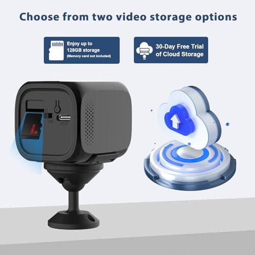 4G LTE Cellular Security Camera Wireless Indoor, No WiFi Security Camera with Auto Night Vision, Built-in SIM Card, 20 Day Standby Battery, PIR Motion, Local/Cloud Storage, Portable Cam for Travel 8