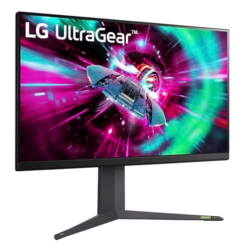 LG 32" Ultragear 4K UHD (3840x2160) Gaming Monitor, 144Hz, 1ms, VESA DisplayHDR 400, G-SYNC and AMD FreeSync Premium, HDMI 2.1, DisplayPort, 4-Pole HP Out DTS HP:X, Tilt/Height/Pivot Stand, Black 12